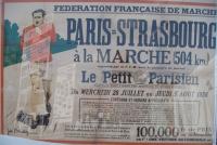 Plakát k prvnímu ročníku závodu Paříž – Strasbourg